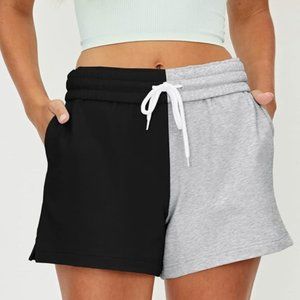 AUTOMET Women's Shorts Casual Summer Drawstring Comfy Elastic High Waist Running